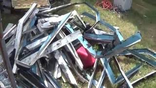 Scrapping Metal At The Recycling Center And Garbage Picking!! Alpena Michigan
