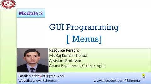 MATLAB GUI programming: menus [Hindi/Urdu]