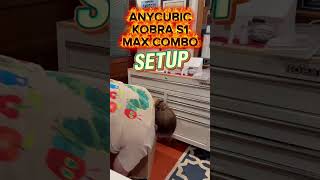 AnyCubicKobraS1Max Unboxing and Setup! First Print too...