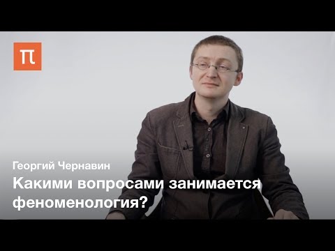 «Само собой разумеющееся» в феноменологии – Георгий Чернавин