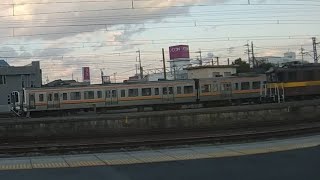 211系静ｼｽSS2編成+211系静ｼｽSS3編成 JR富田駅【三岐鉄道譲渡】