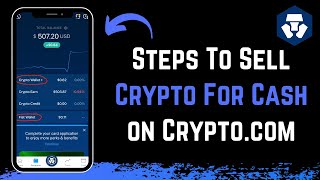 How to Sell Crypto For Cash on Crypto.com !