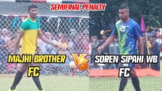 Mahavir youth club Khir pada(Baisinga) || Soren sipahi wb Fc VS Majhi brother fc || semifinal match