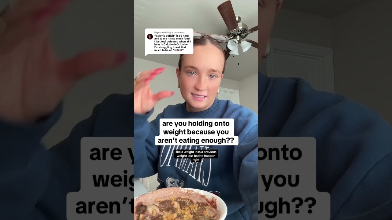 weight loss and eating below your calorie deficit target .. your issue probably isn’t that you’re