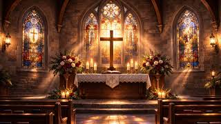 Stained Glass Cathedral Choral Ambience 3 Hours | Peaceful Church Atmosphere screenshot 5