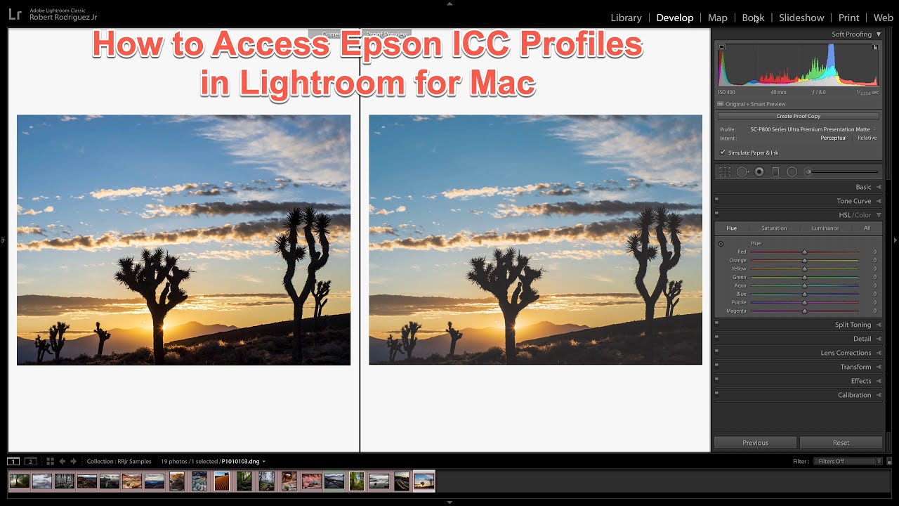How To Access Epson's ICC Profiles in Lightroom for Mac - YouTube