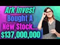 Ark Just Bought $137Mil Of This Tech Real Estate Company! Completely New Stock To Their Portfolio!