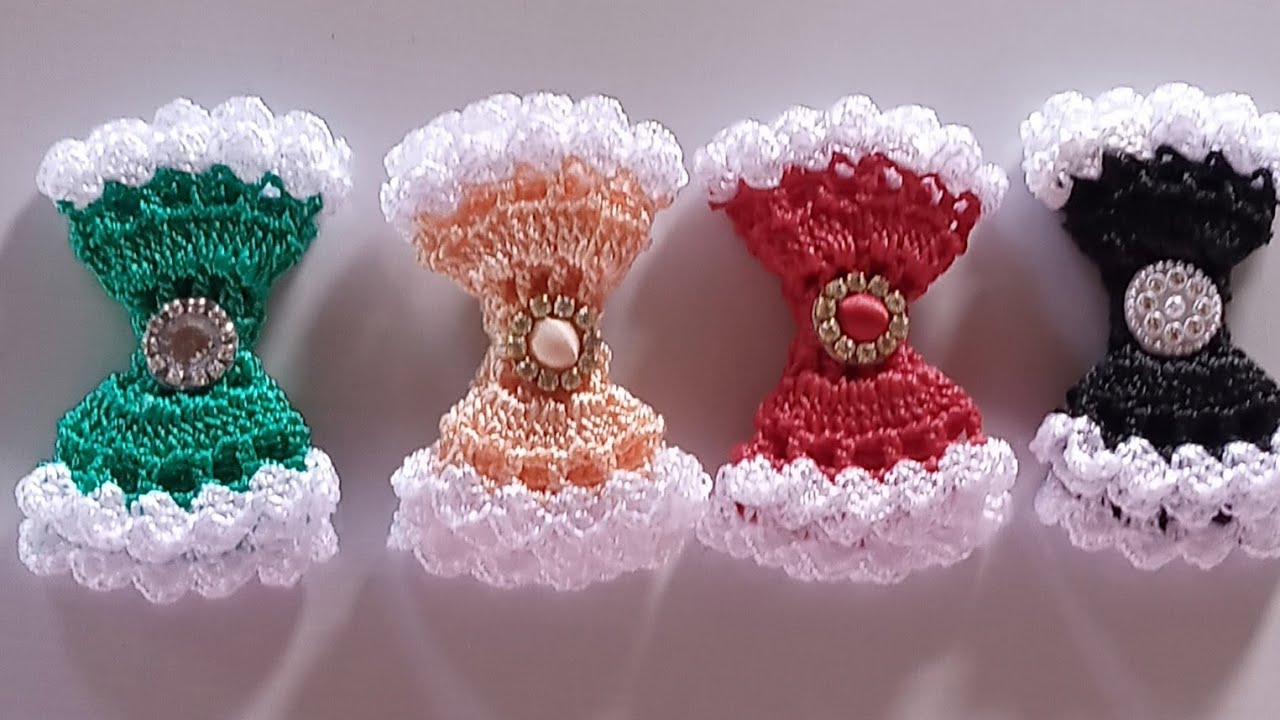 LAÇO DE CROCHÊ PARA CABELO 🎀 | PASSO A PASSO - Valdenete crochê artes e reciclagem