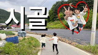 [괴산🏡] 조카들 보러 다섯시간 차타고 할머니집 가기 | 괴산 시골 브이로그 | 대가족 일상 | 가족오락관