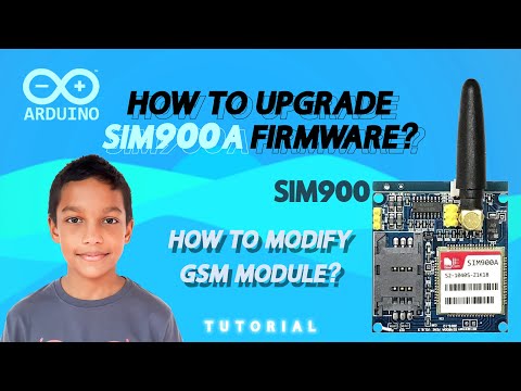 SIM900 GSM Module - SIM900A Firmware Upgrade Using USB to TTL Converter FT232RL
