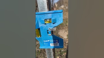 Leveling an 8’ metal fence post