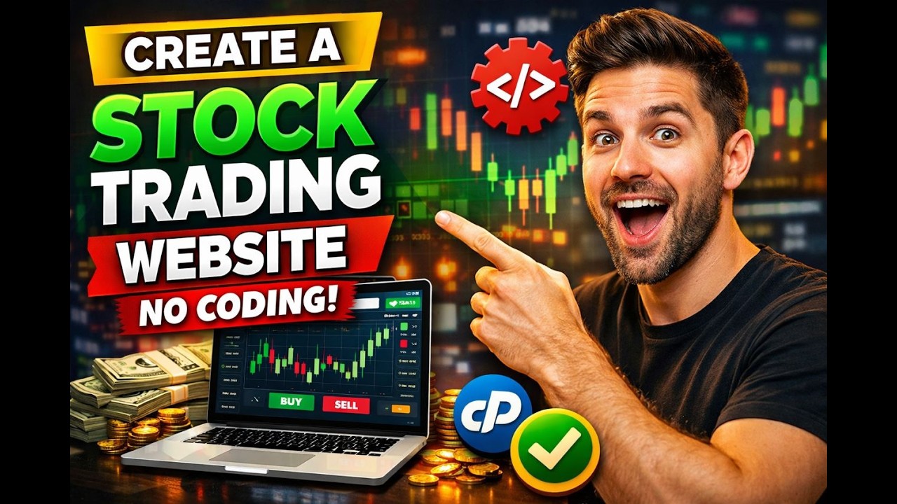 How To Create a Stock Trading Website Without Coding| Full Setup ...