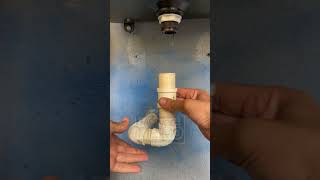 The DIY sink trap that stops leaks for good#HomeHack #DIYPlumbing #SmartFix