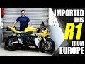 Yamahar1 how not to import superbike in india   i imported this 