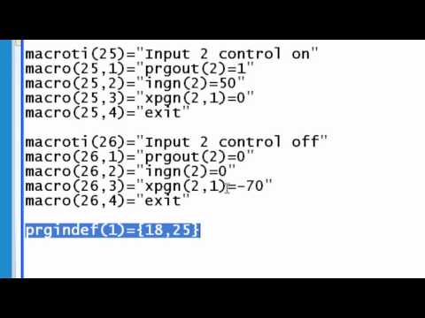 Aspen Tutorial #11: Macro Programming part 6 for Lectrosonics Audio Processing