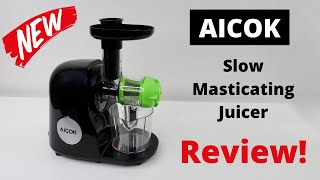 AICOK   -  Slow Masticating Juicer - FULL Review  🌺