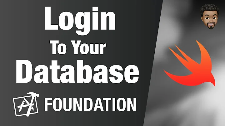 Login To Your Database | Swift 5, Xcode 10