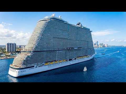 The 10 LARGEST and MOST TERRIFYING cruise ships in the world