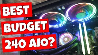 Best Budget 240mm ARGB AIO With Infinity Mirror Silent Pump Gamemax IceChill 240 ARGB