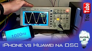 ⚡iPhone 5 vs Huawei, meranie audio-výstupu bez záťaže!!!⚡#slovakia #czech #diy #salitech
