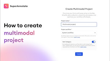 Create a Multimodal project