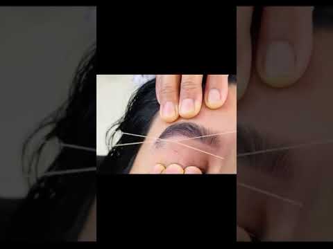 Eyebrow #threading #eyebrowtutorial #viral #youtubeshorts