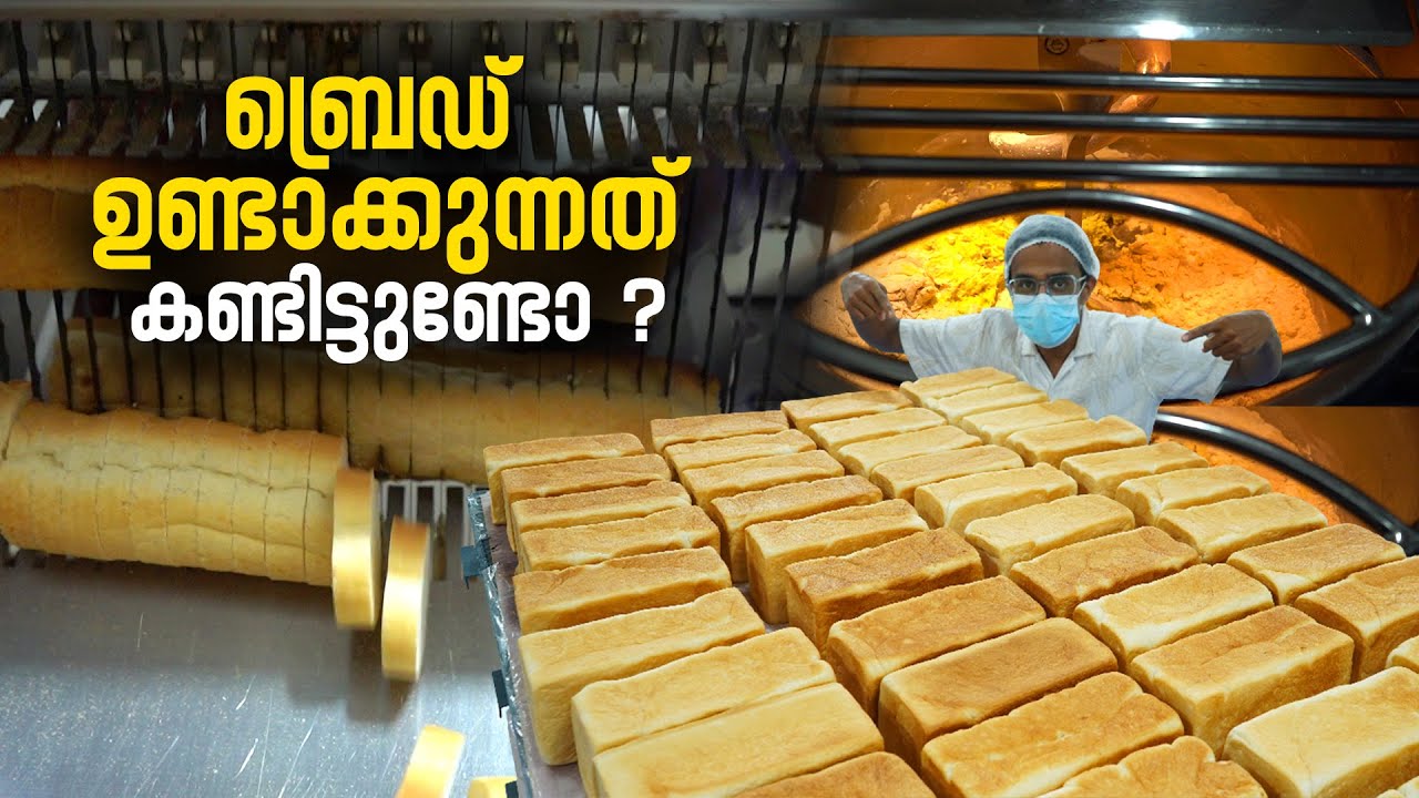 ബ്രെഡ് ഉണ്ടാക്കുന്നത്‌ കണ്ടിട്ടുണ്ടോ | Bread Making in Bakery | Bread Making Machine | Puffs Making