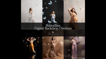 Photoshop Editing Tutorial - CTandRina Digital Butterfly Overlays