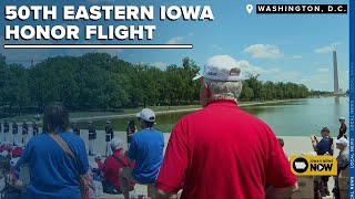Eastern Iowa Honor Flight takes veterans on 50th trip to D.C. war memorials