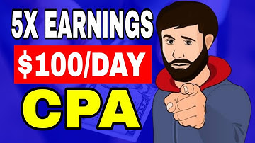 $100 / DAY With Huge Free Traffic Source | CPA Marketing For Beginners (Step By Step Tutorial)