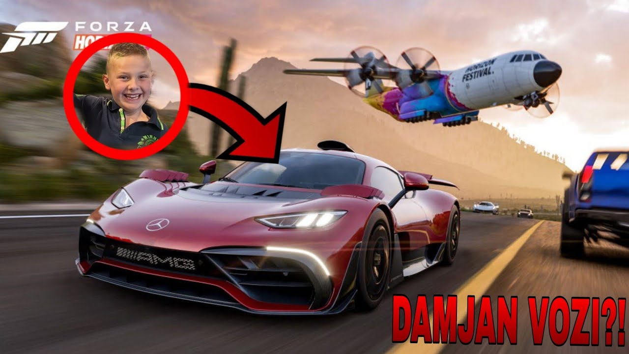 MOJ MLAJŠI BRATEC VOZI AVTO?! (FORZA HORIZON 5) [SLO]