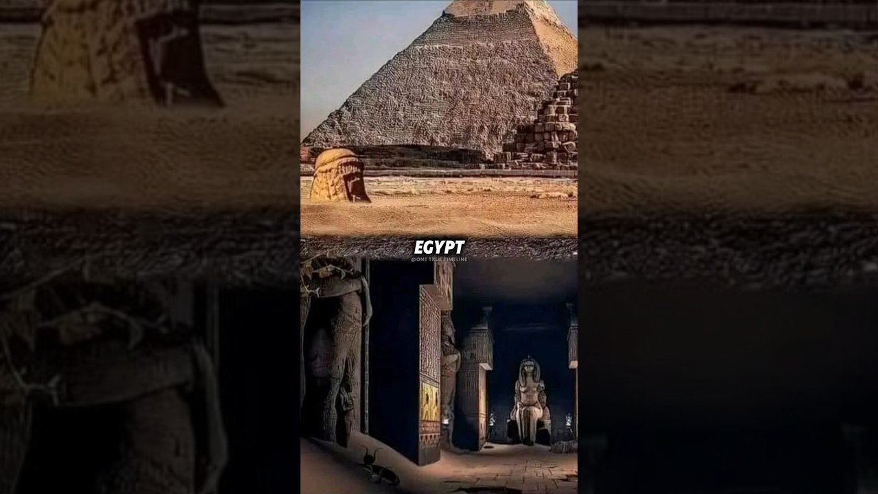 Скрытые помещения под плато Гиза... странны