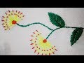 Hand embroidery, beautiful flower design,modern flower embroidery