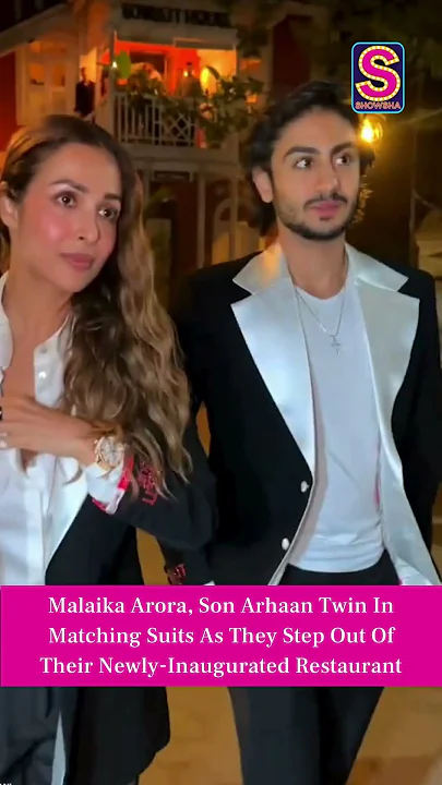 TWINS IN B-TOWN! Malaika Arora & son Arhaan Twin and Slay! #shorts #trending | N18S