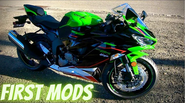 First Mods on my 2021 Kawasaki Ninja ZX6R KRT Edition! | Quick Ride #ninjazx6r