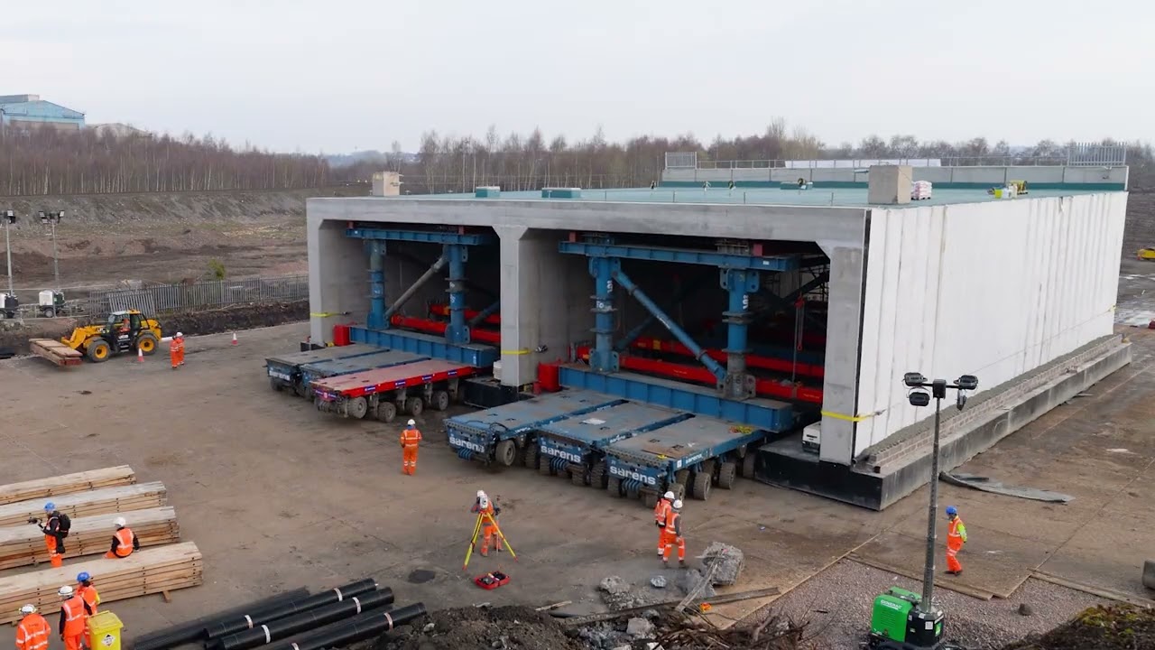 Ravenscraig Rail Bridge Construction