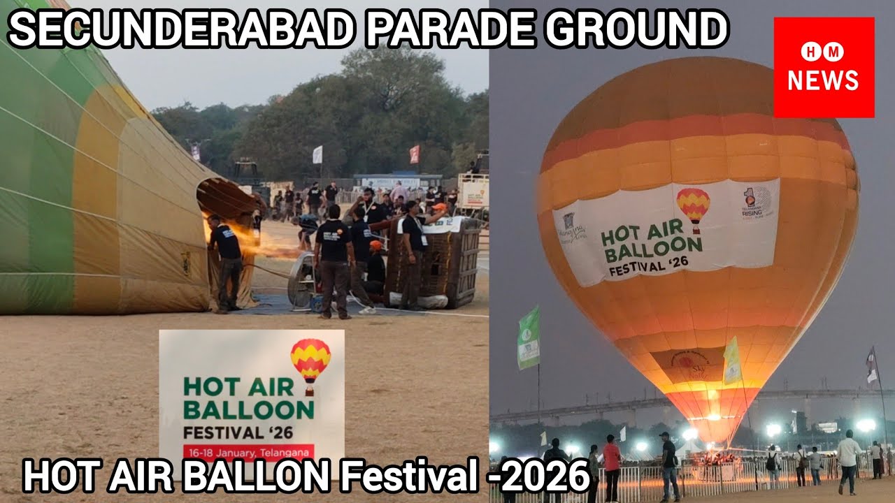 Secunderabad Parade Ground/Hot Air BALLON Festival/2026 /Secunderabad/BY -ILYAS 