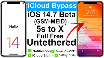 [Windows] 🔐iCloud Bypass iOS 14.7 Beta✅FREE Untethered MEID/GSM/ Facetime/Siri/iCloud/Notification