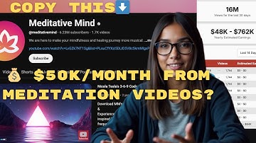 💰 $50K/Month from Meditation Videos? Copy This AI Strategy (Faceless YouTube Guide)