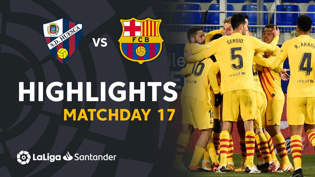 Highlights SD Huesca vs FC Barcelona (0-1)