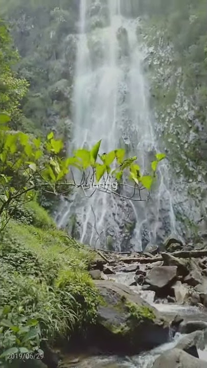 AIR TERJUN JURING MUTUNG ( GAJAH MATI ) DENGAN KETINGGIAN LEBIH KURANG 80 METER