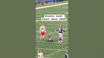 Why the Giants Should Start Jaxson Dart Now #shorts