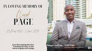 Celebrating The Life of Lloyd Page