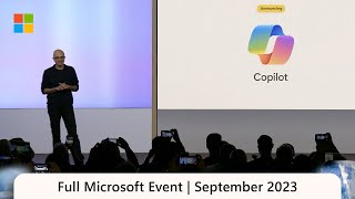 full event | #microsoftevent september 21, 2023