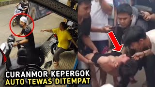 MALING APES || Kepergok Saat Mencuri Auto Diseret Keliling Kampung Sampai Almahrum