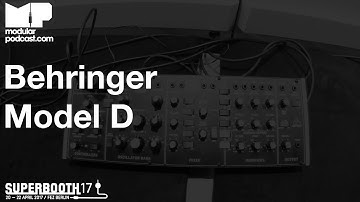 Superbooth 2017 - Behringer Model D Raw Sounds