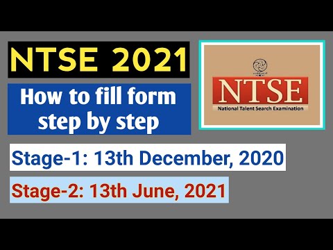 ?NTSE 2020-21 Application form | How to fill NTSE form online 2021 | NTSE 2021 Exam Dates | NCERT |