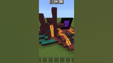 NOOB VS PRO VS HACKER BUILDING BATTLE NETHER PORTAL #shorts
