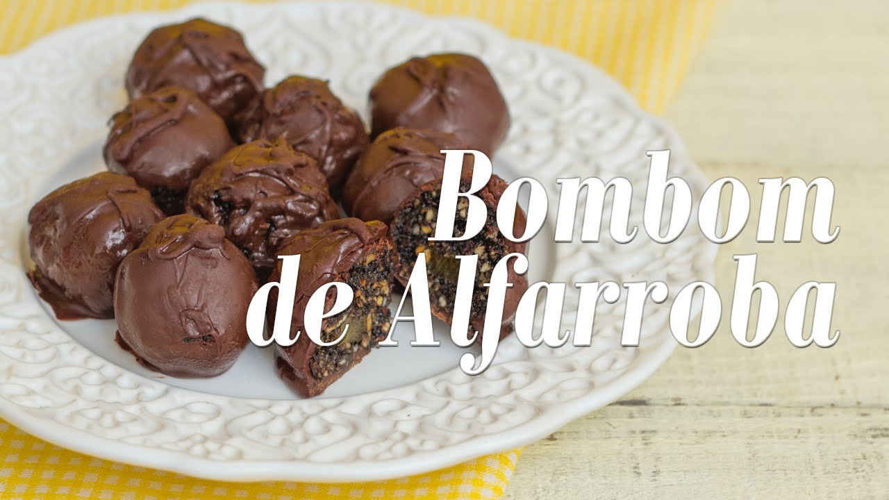 Como fazer Bombom de Alfarroba, Amendoim e Coco