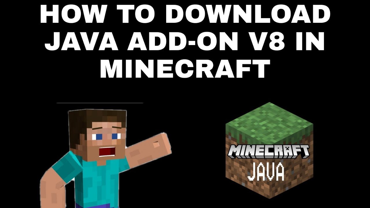 HOW TO DOWNLOAD JAVA ADD-ON V8 IN MINECRAFT - YouTube